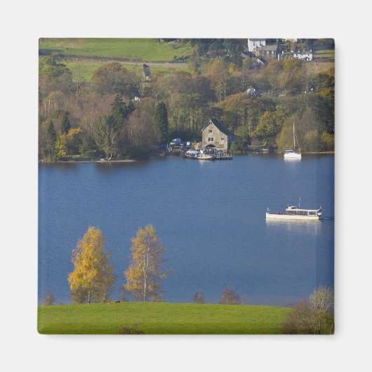 Coniston Water, Lake District, Cumbria, England Magnet (Vorne)