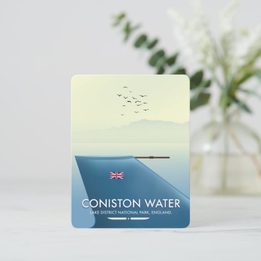 Coniston Water, Lake District, England (Stehend Vorderseite)