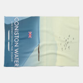 Coniston Water, Lake District, England Geschirrtuch (Horizontal)