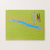 Coniston Water, Lake District, England Map Puzzle (Horizontal)