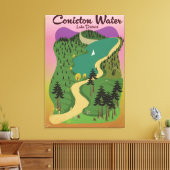 Coniston Water Lake District Leinwanddruck (Insitu (Wohnzimmer))