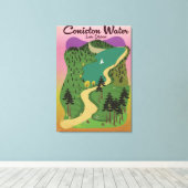 Coniston Water Lake District Leinwanddruck (Insitu (Holzboden))