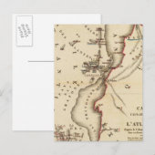 Conjecturale de l'Atlantide Postkarte (Vorne/Hinten)