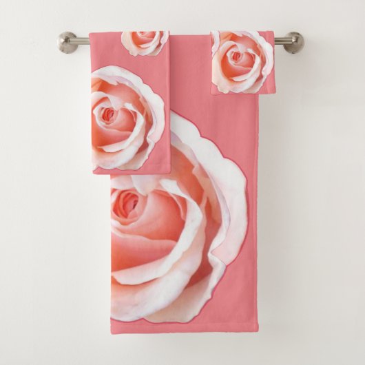 CONJUNTO DE TOALHAS COM ROSAS BADHANDTUCH SET (Insitu)