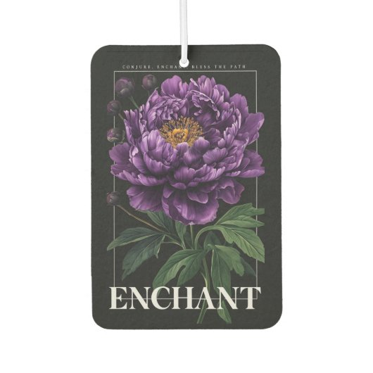 Conjure Enchant Bless the Path Purple Peony Autolufterfrischer (Vorderseite)