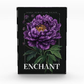 Conjure Enchant Bless the Path Purple Peony Fotoblock (Vorderseite)