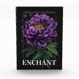 Conjure Enchant Bless the Path Purple Peony Fotoblock