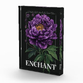 Conjure Enchant Bless the Path Purple Peony  Fotoblock (Rechts)