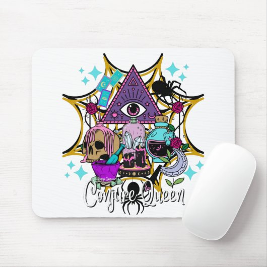 Conjure Queen Mousepad (Mit Mouse)