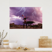 Conjuring Lighting Daz Studio Digitale Kunst Poster (Küche)