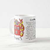 Conklin Familien-Wappen Tasse (Vorderseite Links)