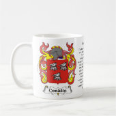 Conklin Familien-Wappen Tasse (Links)