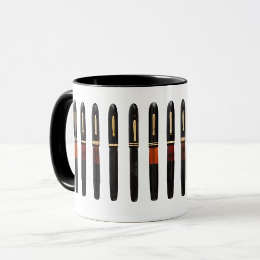 Conklin Nozacs in Schwarz Tasse (Vorderseite Links)