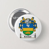 Conlan Familienwappen Button (Vorne & Hinten)