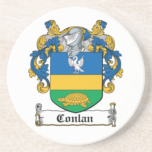 Conlan Familienwappen Untersetzer (Vorne)