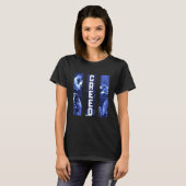 Conlan und Creed Triptychon blau T-Shirt (Vorne ganz)