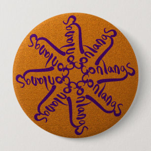 Conlangs Mandala Button