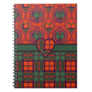 Conley Clan karierter schottischer Kilt Tartan Notizblock