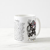 Conley Familien-Wappen Tasse (VorderseiteRechts)