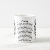 Conley Familien-Wappen Tasse (Mittel)