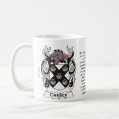Conley Familien-Wappen Tasse (Links)
