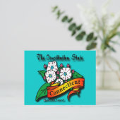 Conn Mountain Laurel Verfassung Staat Postkarte (Stehend Vorderseite)