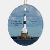 Conneaut Harbor West Breakwater Light Ornament (Links)