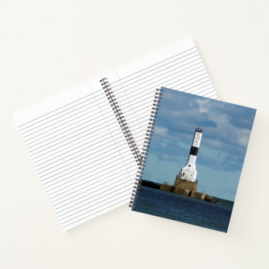 Conneaut Harbour West Breakwater Light Notebook Notizblock (Innenseite)