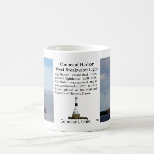 Conneaut Harbour West Breakwater Light Tasse (Mittel)