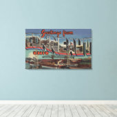 Conneaut, Ohio - Große Buchstabenszenen Leinwanddruck (Insitu (Holzboden))