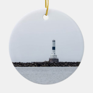 Conneaut West Breakwater Lighthouse Keramik Ornament