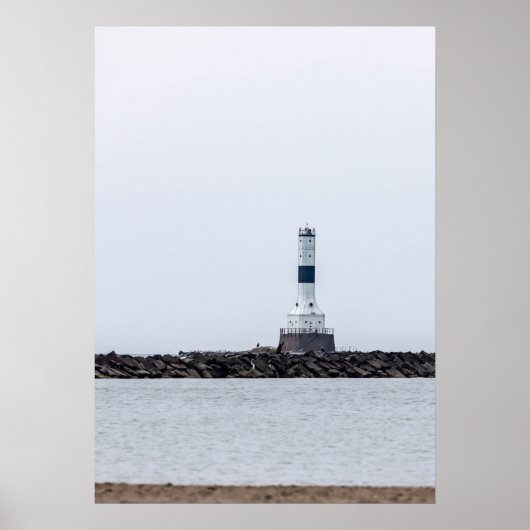 Conneaut West Breakwater Lighthouse Poster (Vorne)