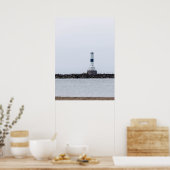 Conneaut West Breakwater Lighthouse Poster (Küche)
