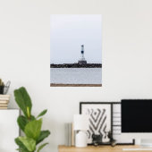 Conneaut West Breakwater Lighthouse Poster (Heimbüro)