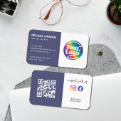 Connect Future Dusch QR Code Logo Social Media Visitenkarte