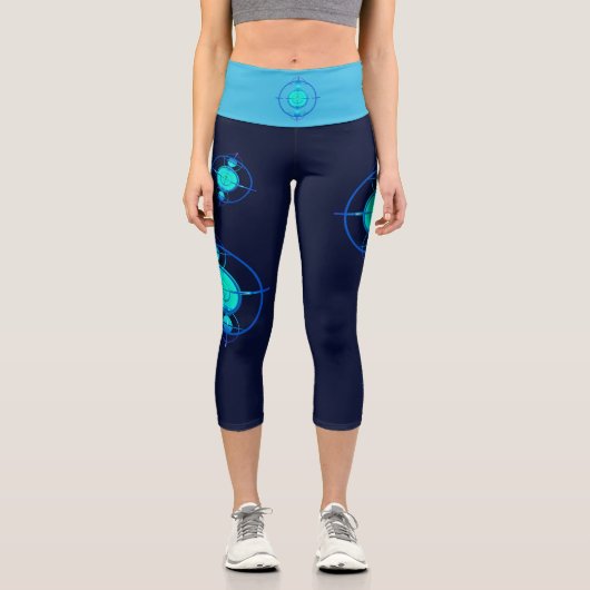 Connected Minds Capri Leggings (Vorderseite)