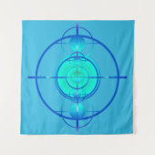 Connected Minds (Day Version) Wandteppich (Vorderseite)