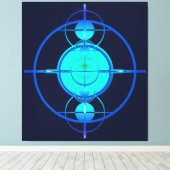 Connected Minds (Night Version) Leinwanddruck (Insitu (Holzboden))