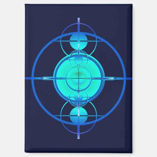 Connected Minds (Night Version) Magnet (Vorderseite)