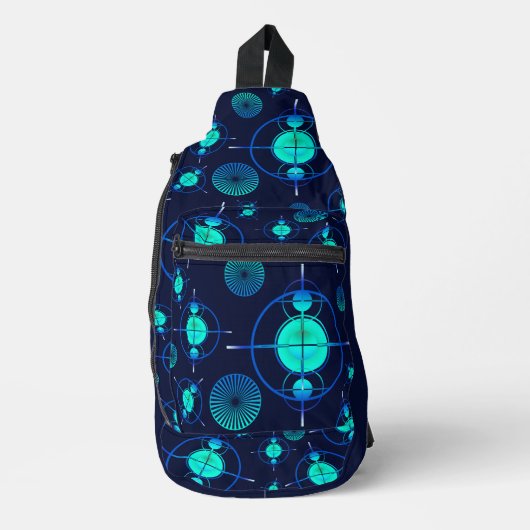 Connected Minds Pattern 2 Crossbody Bag (Vorderseite)