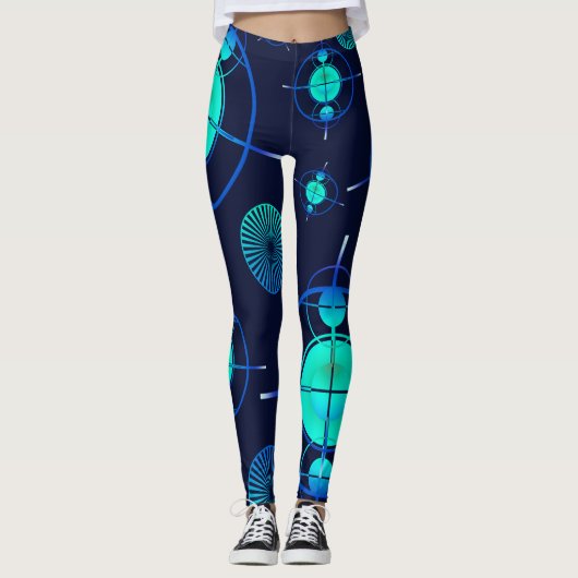 Connected Minds Pattern 2 Leggings (Vorderseite)