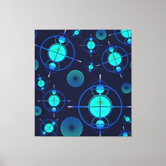 Connected Minds Pattern 2 Leinwanddruck (Vorderseite)