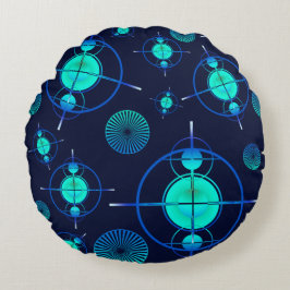 Connected Minds Pattern 2 Rundes Kissen