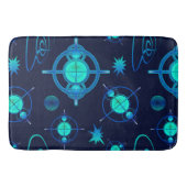 Connected Minds Pattern Badematte (Vorderseite)