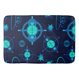 Connected Minds Pattern Badematte