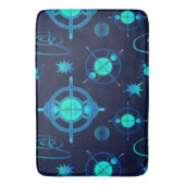 Connected Minds Pattern Badematte (Vorderseite Vertikal)