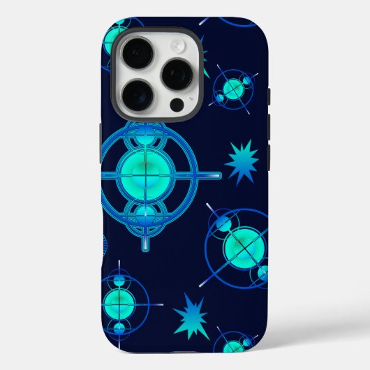 Connected Minds Pattern Case-Mate iPhone Hülle (Rückseite)