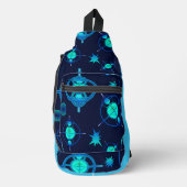 Connected Minds Pattern Crossbody Bag (Vorderseite)