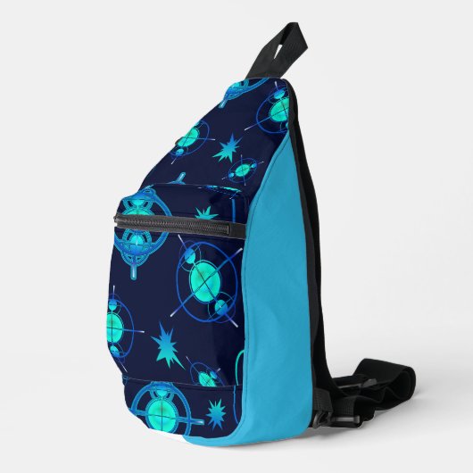 Connected Minds Pattern Crossbody Bag (Rechte Ecke)