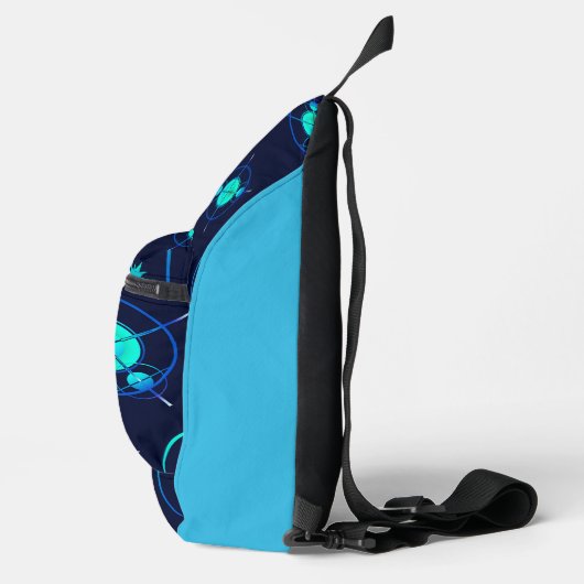 Connected Minds Pattern Crossbody Bag (Rechts)